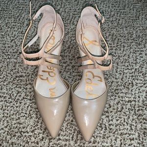 Sam Edelman Okala Strappy Nude Size 7.5